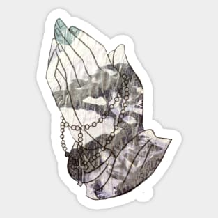 Prayer Hands Sticker Sticker